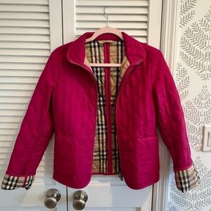 Burberry Quilted Pink Jacket